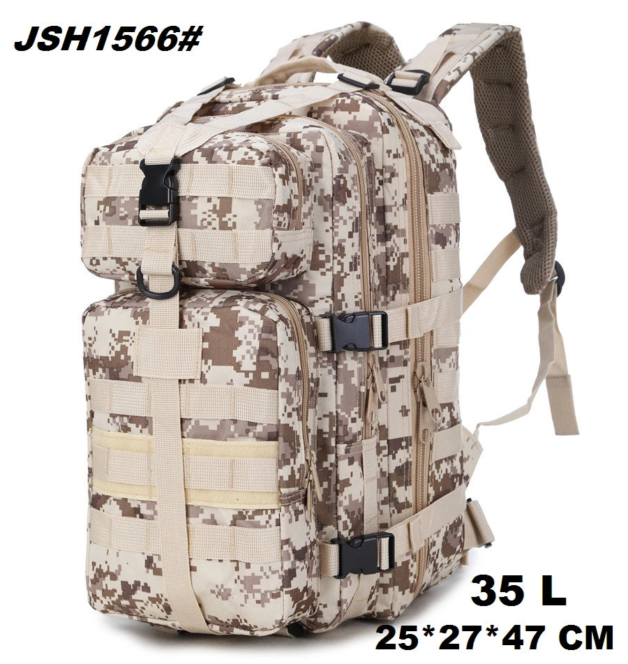 Tactical Backpack – Small Gym, Travel & Hiking Bag with Molle System