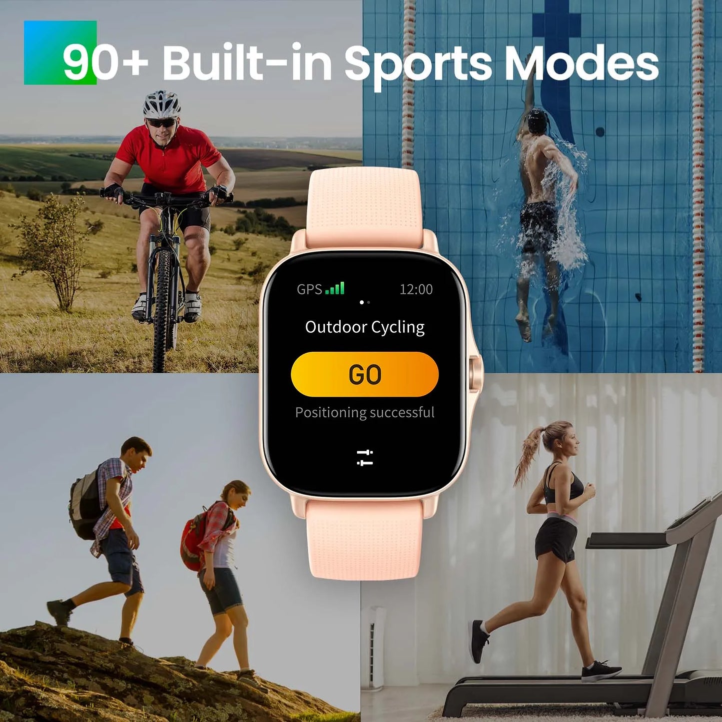 Amazfit GTS 2 Smartwatch (43mm) – All-Round Fitness & Health Tracker