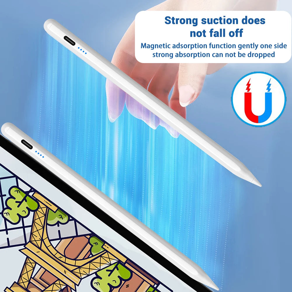 Stylus Pen for iPad – Palm Rejection & Power Display Compatible