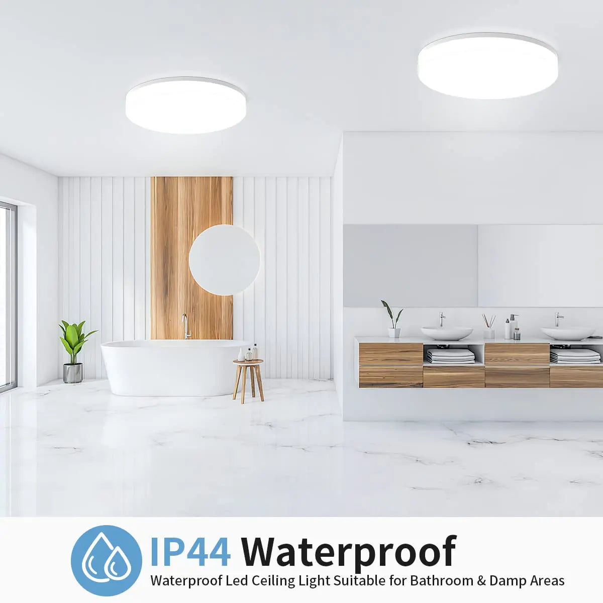 Cartmela Ultra-Thin Round LED Ceiling Light