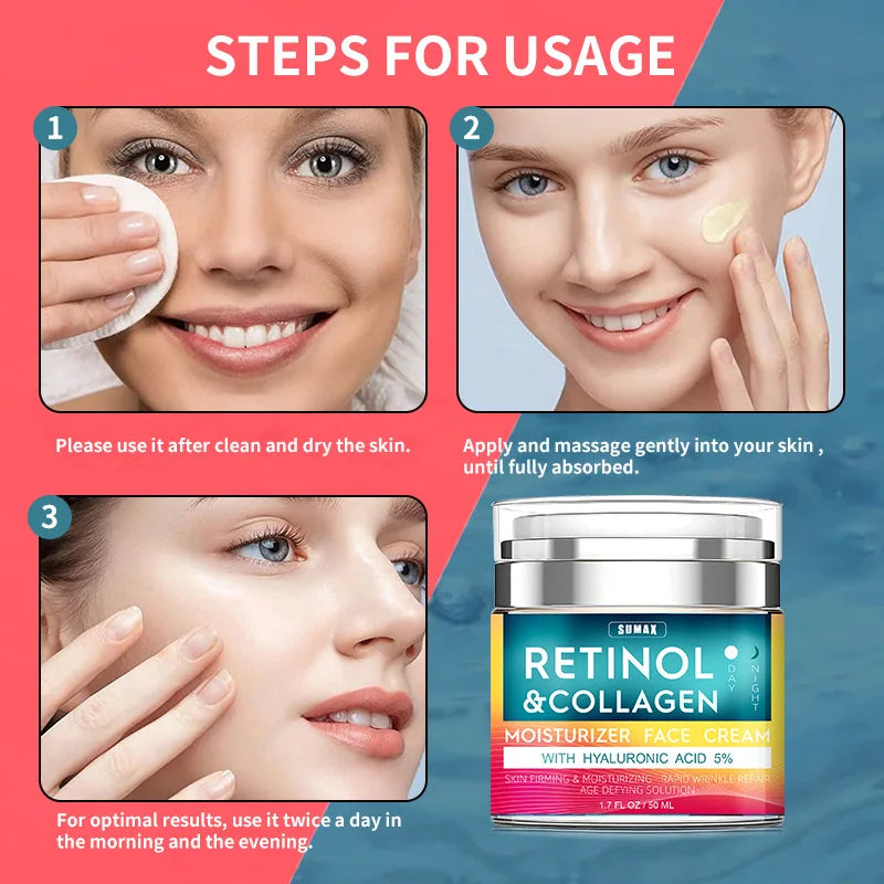 Retinol Anti-Aging Cream – Wrinkle Remover & Skin Firming 50ML