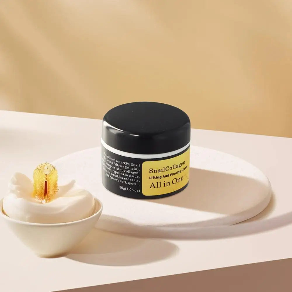 Snail Collagen Face Cream & Repair Essence – Lifting & Hydrating Care