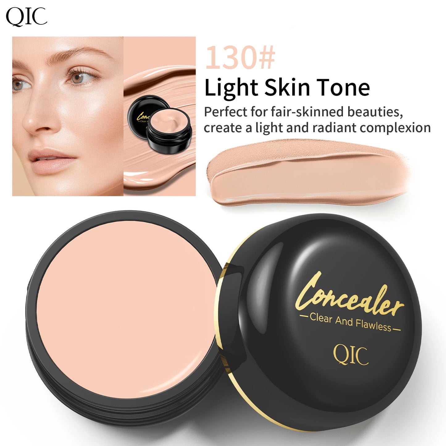 Waterproof Full Coverage Concealer for Scars, Tattoos & Blemishes