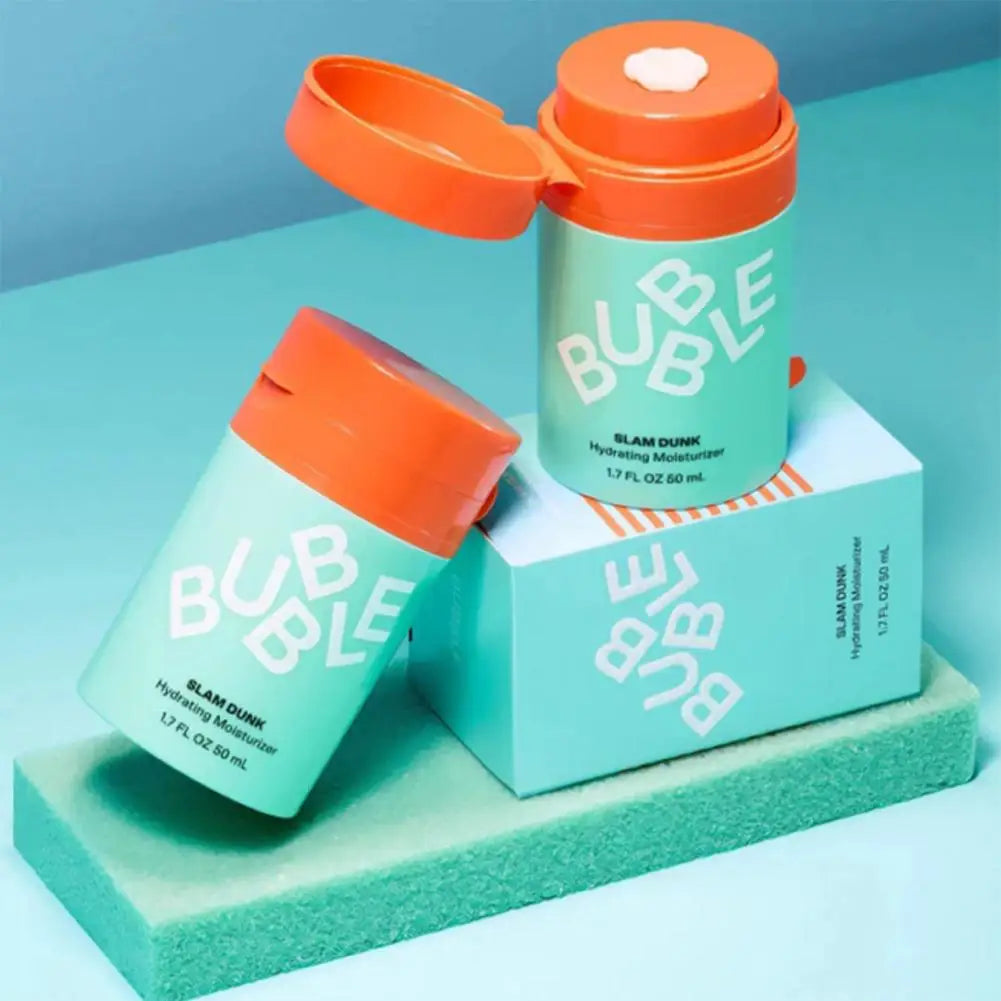 Bubble Moisturizing Face Cream & Toner - Vitamin E + Aloe Vera Gel