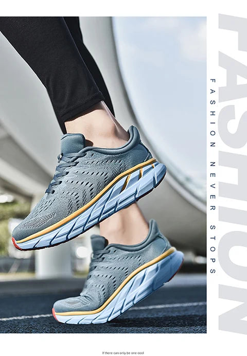 Men's Running Shoes – Cushioned Outdoor Sports Sneakers