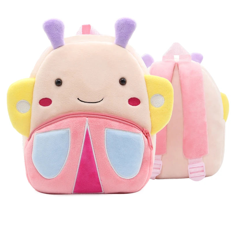 Cartmela Cute Animals Cartoon Plush Backpack - Kids Schoolbag