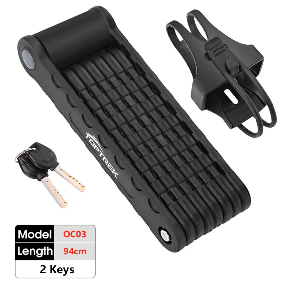Foldable Bicycle Lock – High Security Anti-Theft Bike Accessory