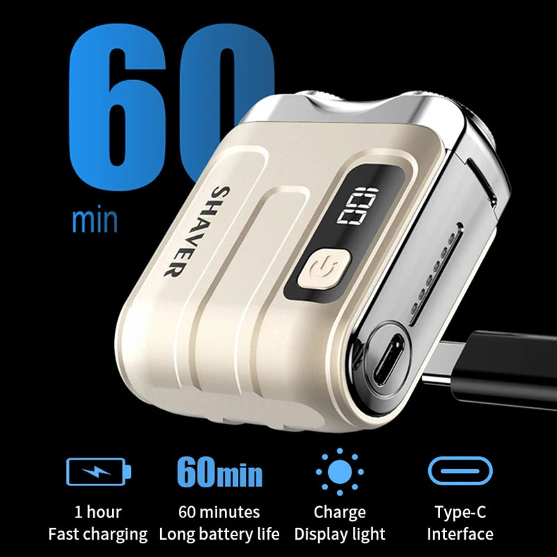Travel Electric Shaver for Men
