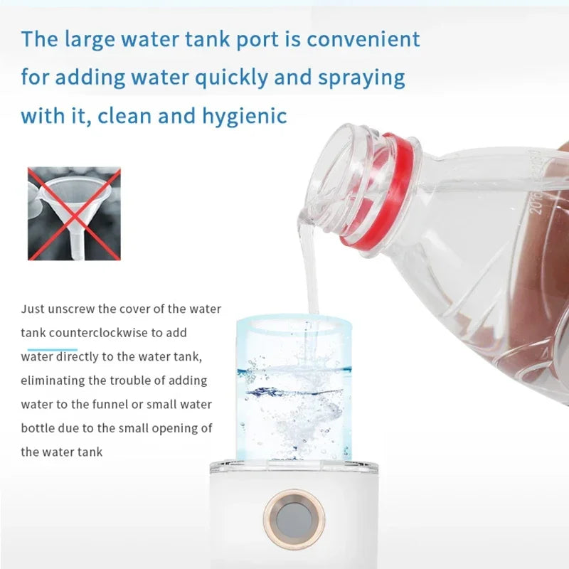 Mini Nano Facial Steamer – Portable USB Rechargeable Humidifier & Beauty Spray