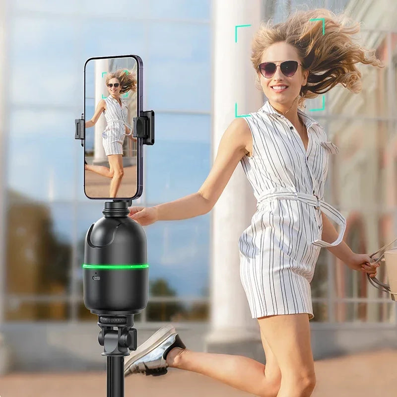 360° Auto Face Tracking Phone Holder with Smart Rotation