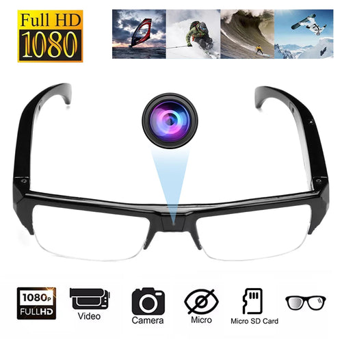 1080P HD Camera Glasses | Mini DVR Video Recording Sports & Driving Eyewear