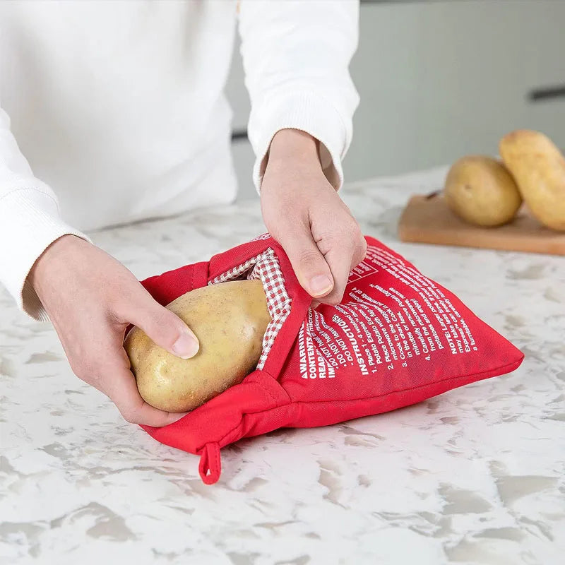 Microwave Potato Cooker Bag – Reusable Baked Potato Pouch