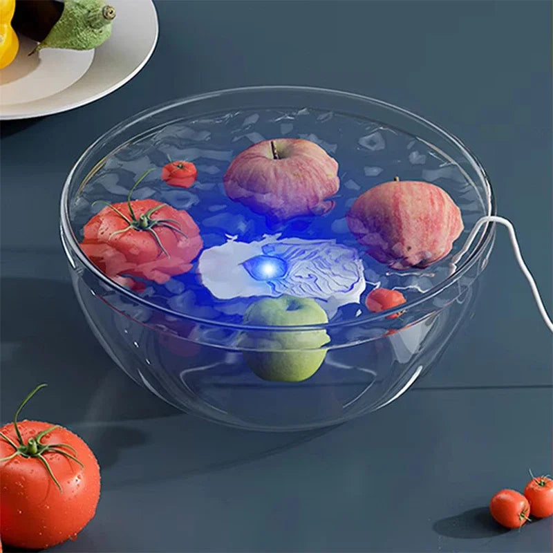 Ultrasonic Vegetable & Fruit Cleaner – Mini High Frequency Kitchen Machine
