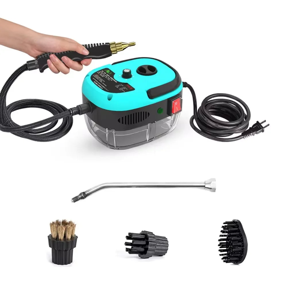 High Temp Steam Cleaner–Home & Car Steaming Device with 110V/220V Plug