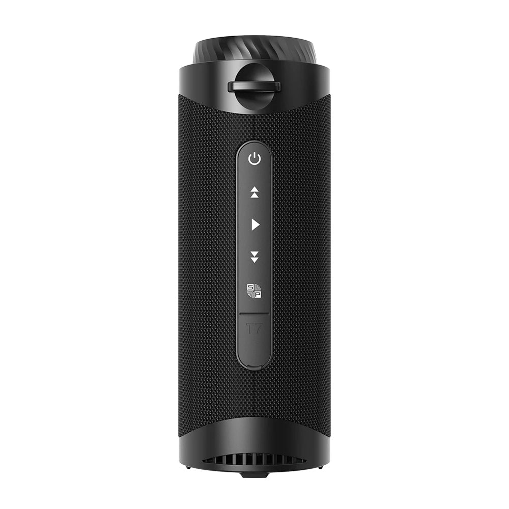 Portable Bluetooth Speaker – 360° Sound, LED Lights, App Control