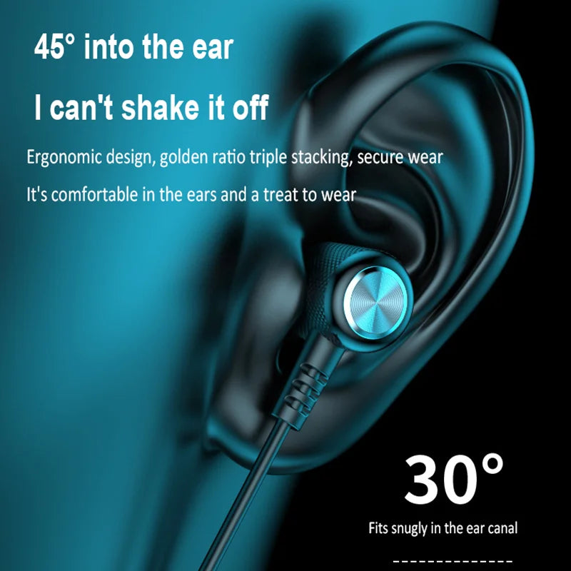 Wireless Bluetooth Neckband Headphones – HiFi 9D Stereo