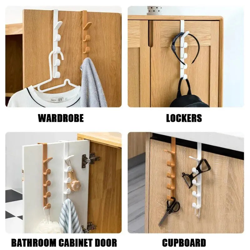 Over-the-Door Hanger Rack – Clothes & Bag Organizer for Home Storage