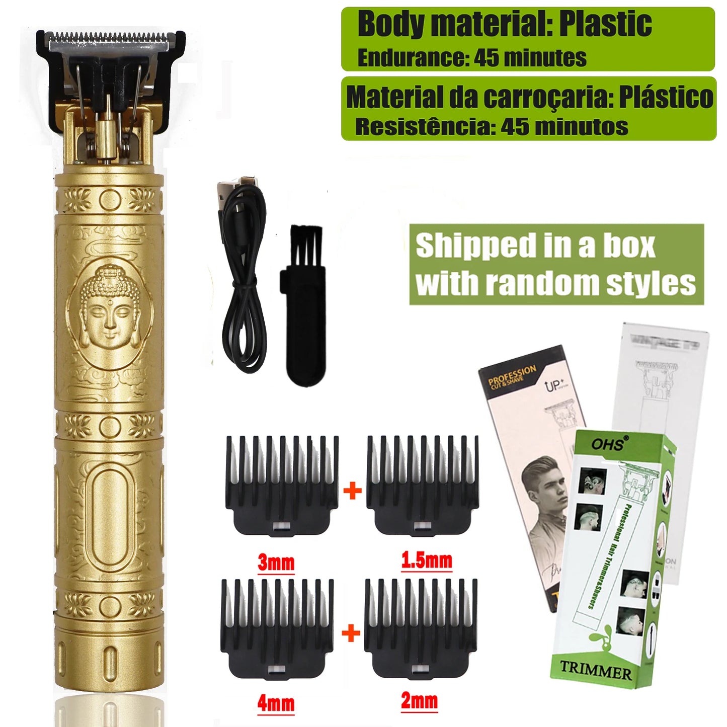 T9 Hair Clipper Zero Gap Trimmer