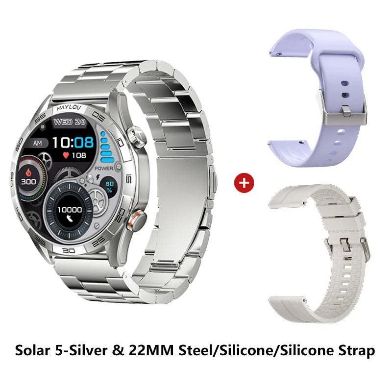 Solar 5 Voice Calling Smartwatch – AMOLED Display