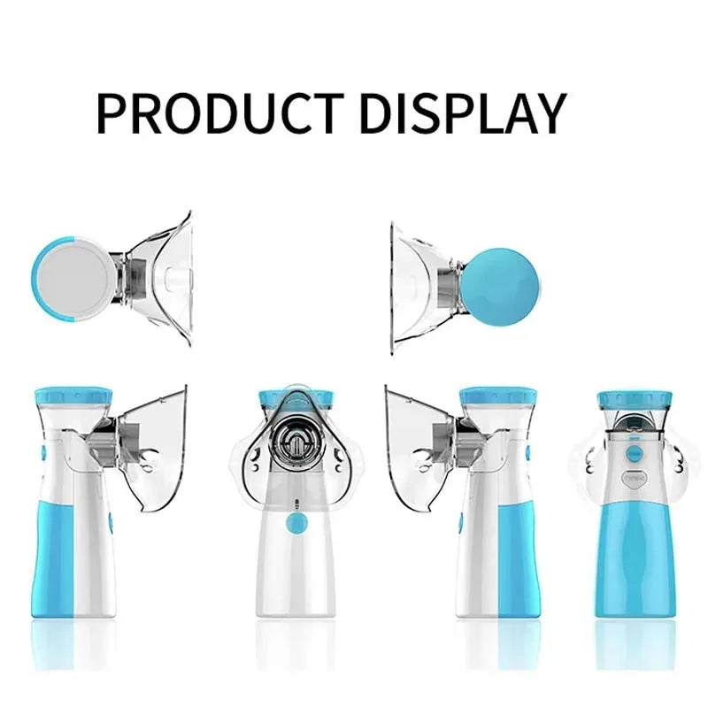 Portable Nebulizer for Asthma–Handheld Mesh Atomizer for Kids & Adults