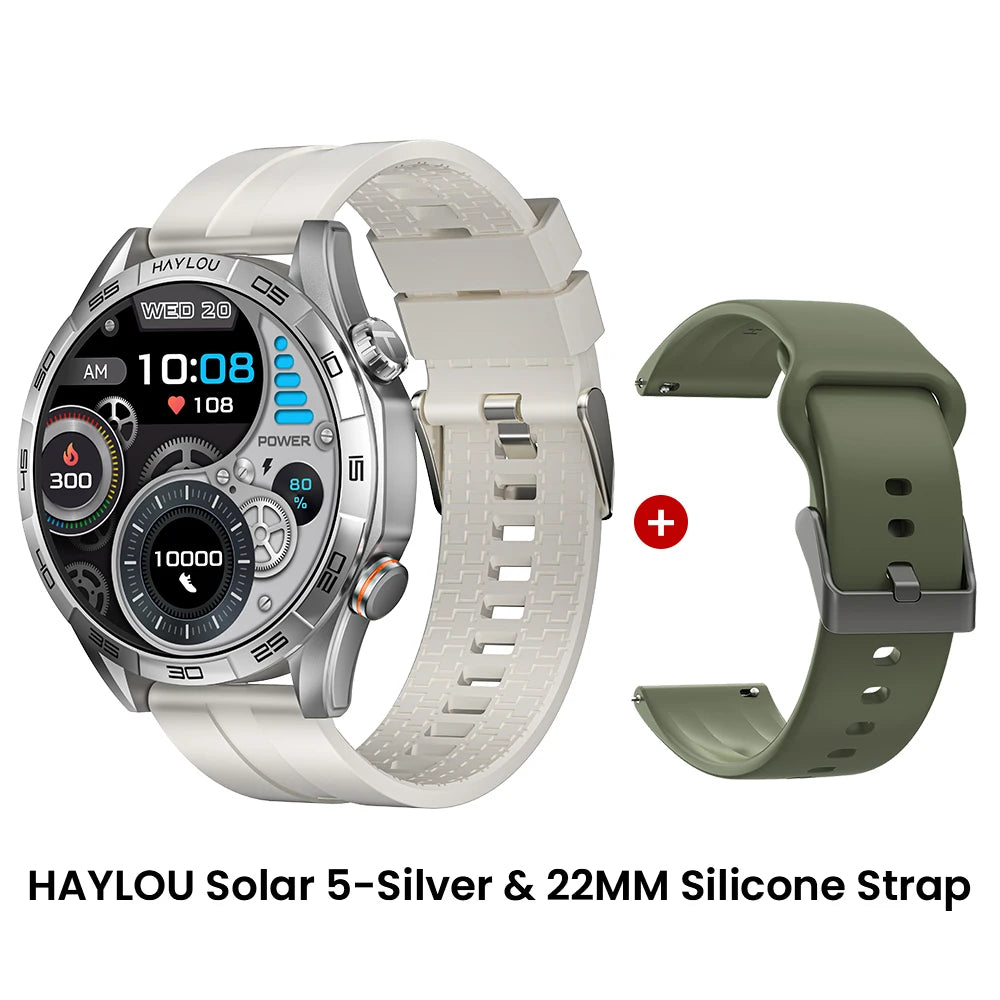 Solar 5 Voice Calling Smartwatch – AMOLED Display