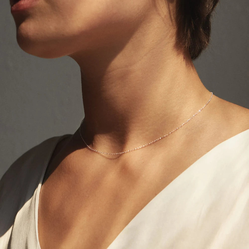 Fine Gold Color Stainless Steel Chain Necklace – Short & Long Styles