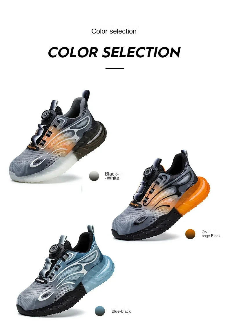 Cartmela Steel Toe Safety Shoes for Men – Breathable