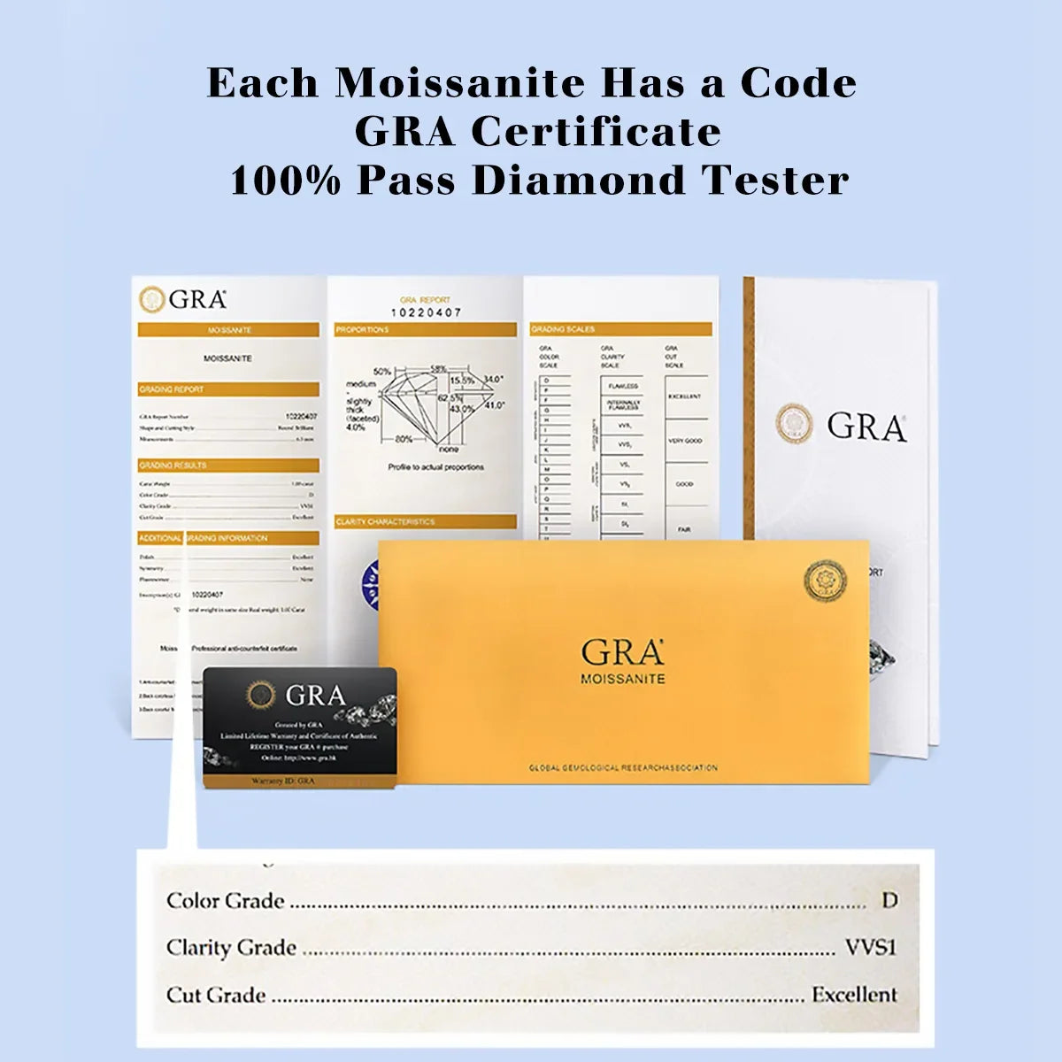 18K Real Gold Earrings with Moissanite Diamonds – Luxurious Gift