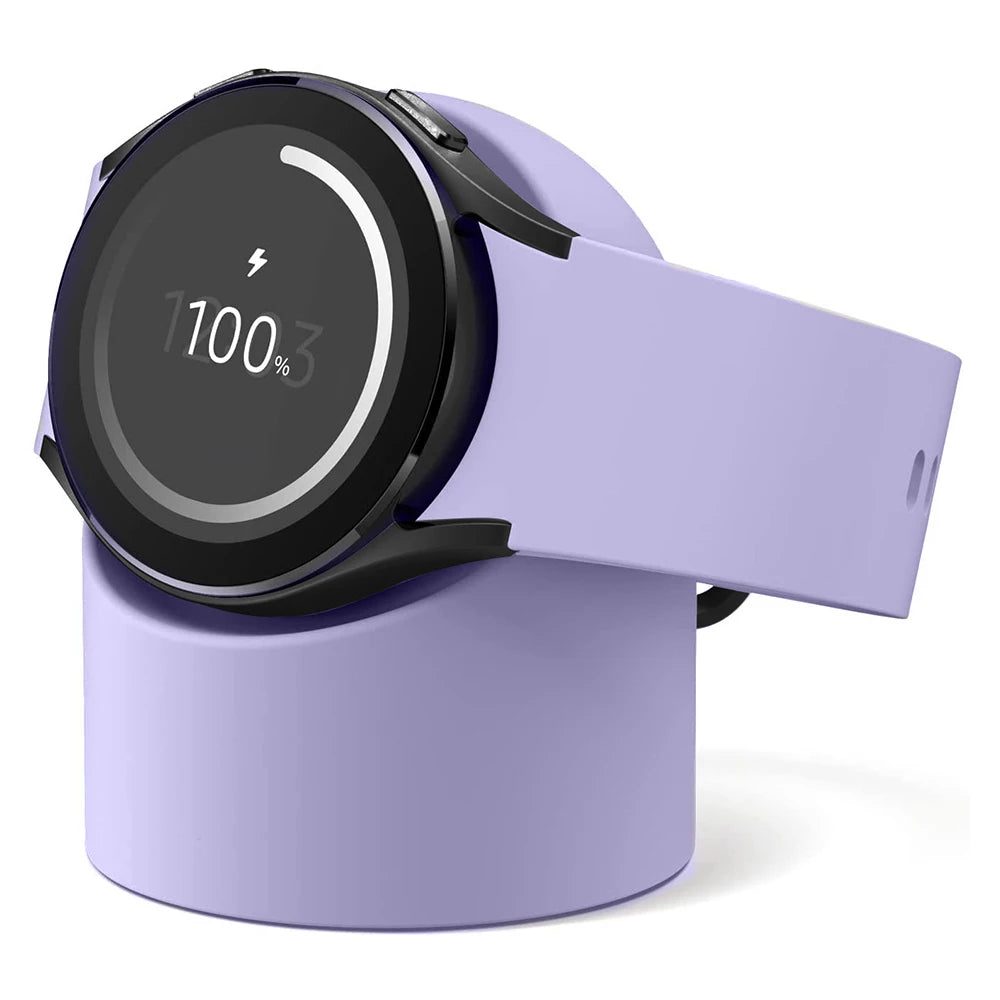 Silicone Charger Stand for Galaxy Watch 3/4/5/Pro 40–46mm