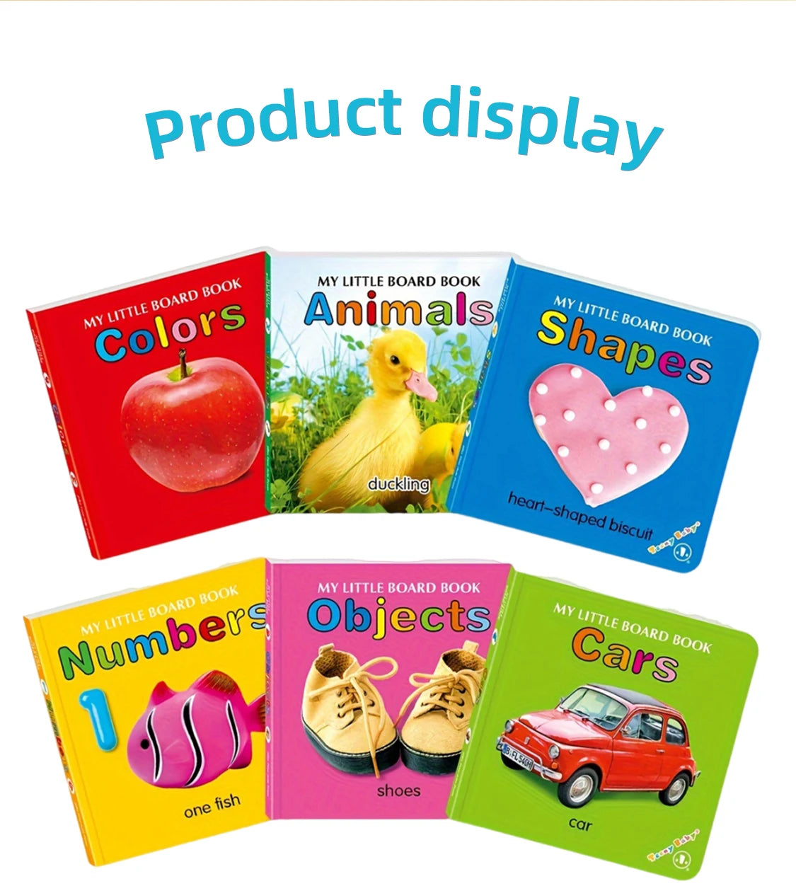 0-2 Years Baby Cognitive Learning Books Set