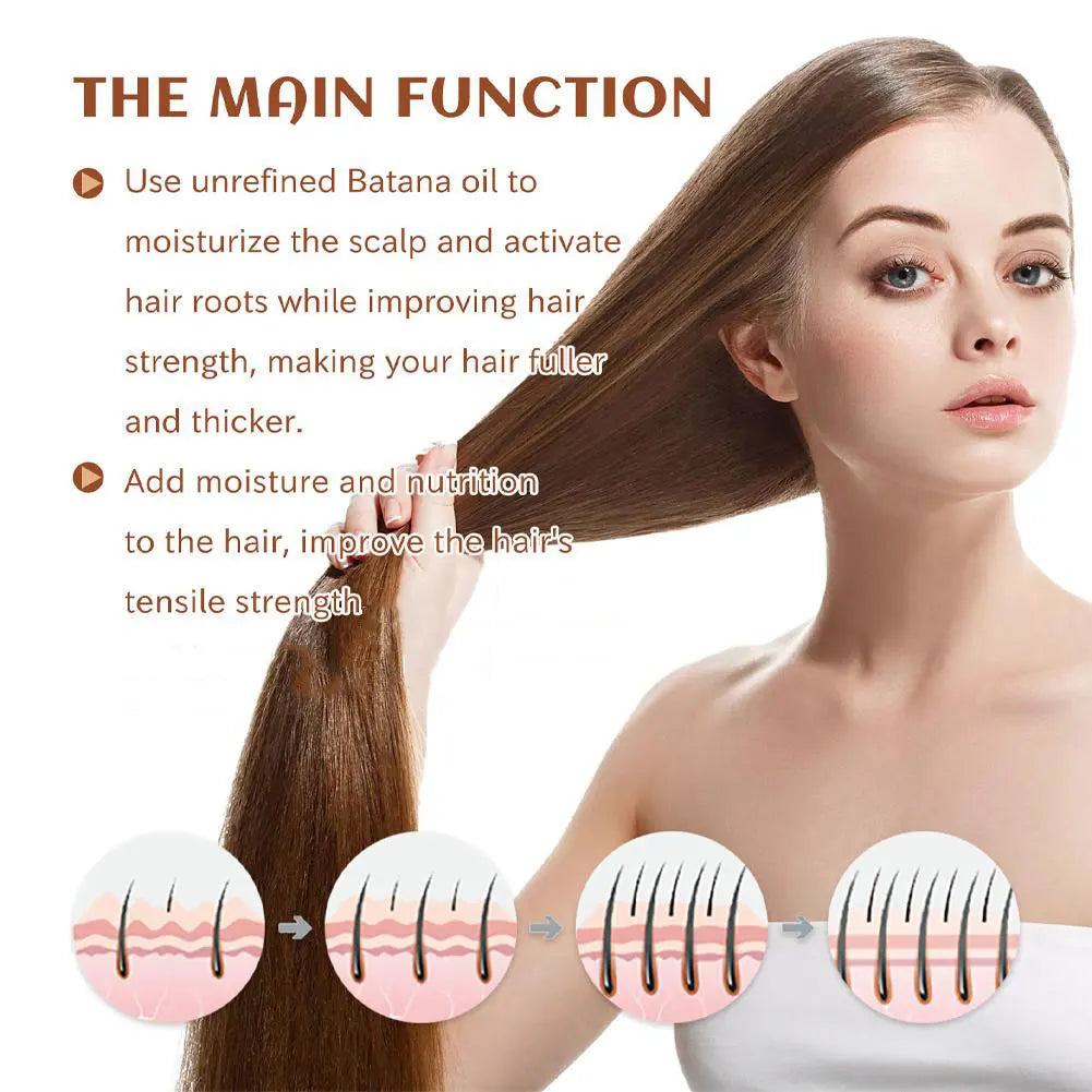 100% Pure Organic Batana Oil – Hair Growth & Anti-Breakage Treatment