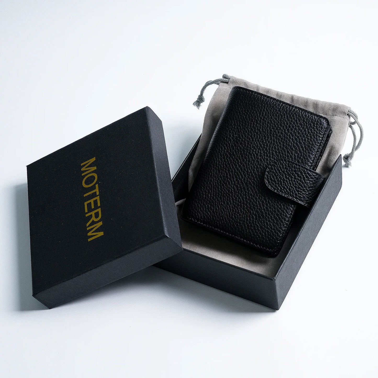A8 / M5 Mini Rings Planner – Pebbled Grain Cowhide Leather Organizer