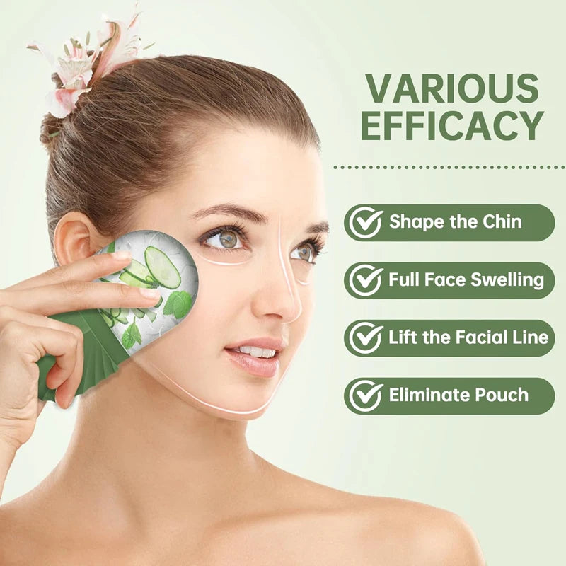 Silicone Ice Face Roller – Puffiness & Pore-Reducing Facial Tool