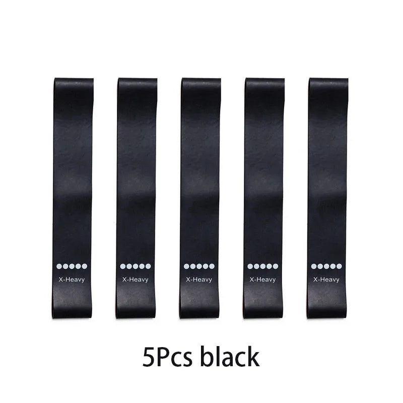 5PCS Resistance Bands Set – Elastic Fitness Bands for Yoga & Workout