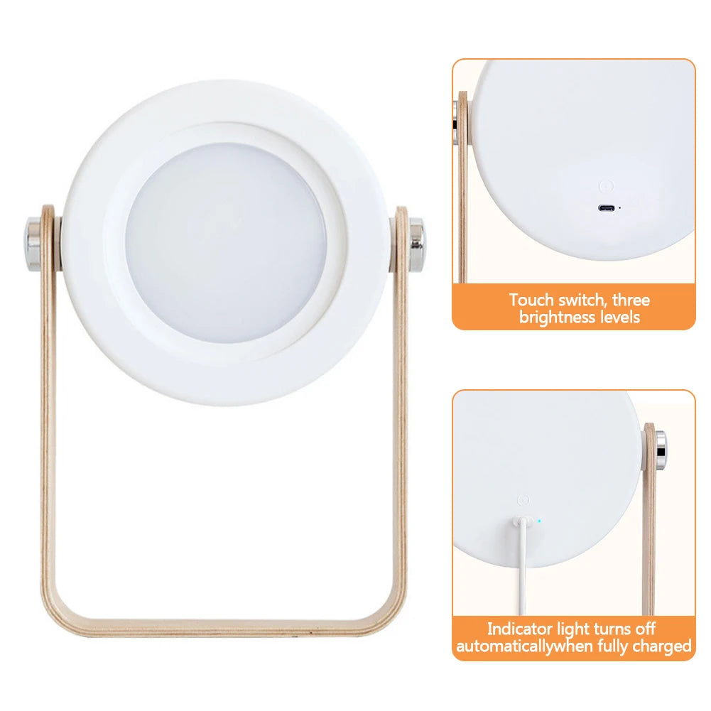 Rechargeable Folding LED Lantern Desk & Bedside Night Light