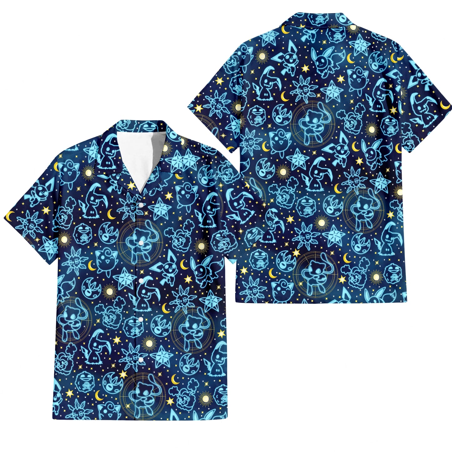 Men’s 3D Hawaiian Shirt with Coconut Tree Print