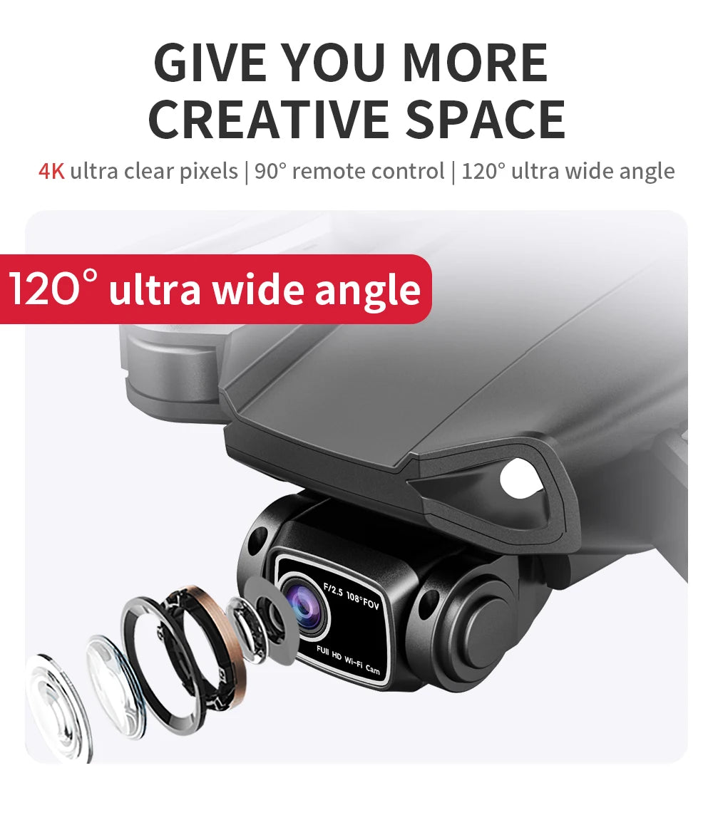 Cartmela L900 Pro SE 4K GPS Drone – Foldable 5G FPV Quadcopter