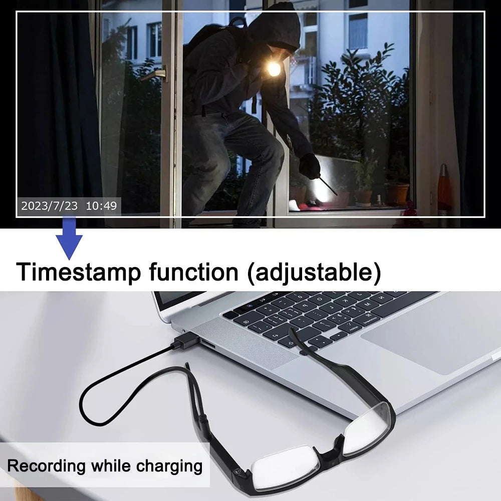 1080P HD Camera Glasses | Mini DVR Video Recording Sports & Driving Eyewear