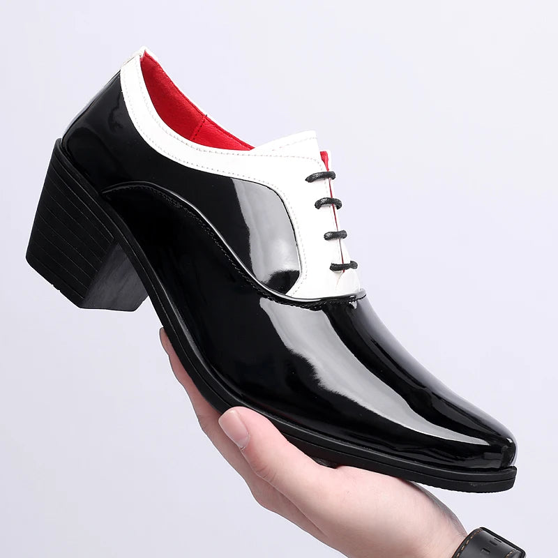 New Groom White & Black Oxfords