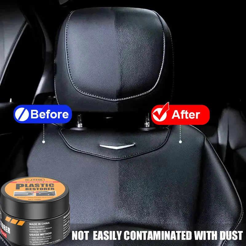 Car Plastic Restorer – Back to Black Gloss for Auto Interior