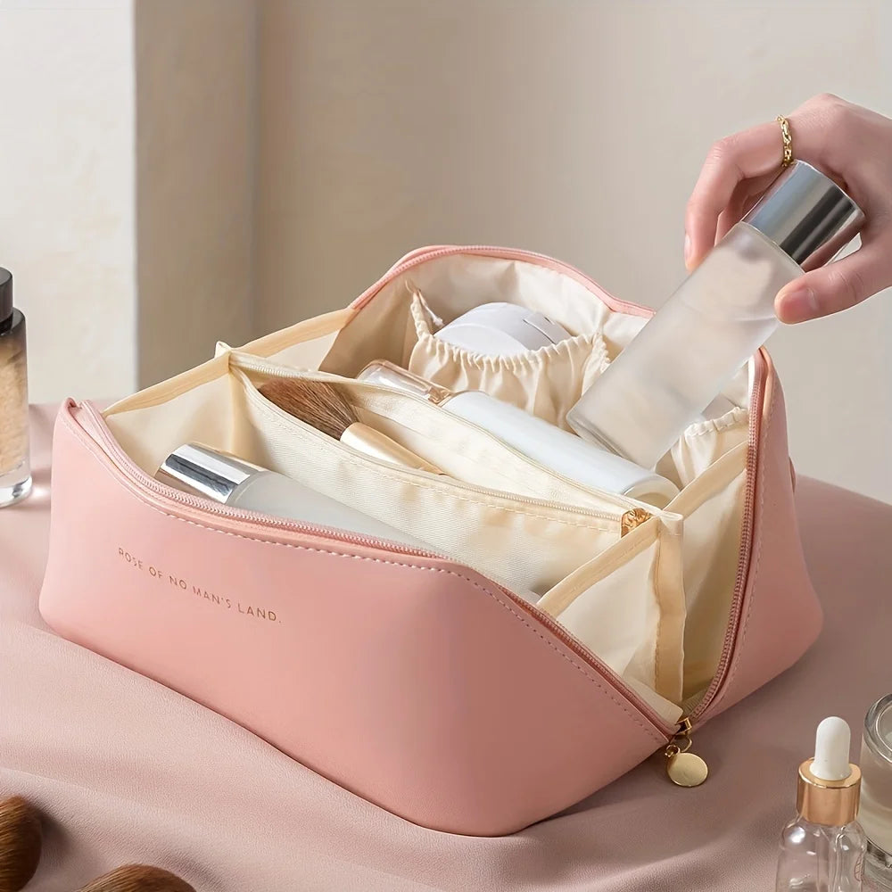 Luxury Makeup Organizer Bag for Women – Travel Cosmetic Case