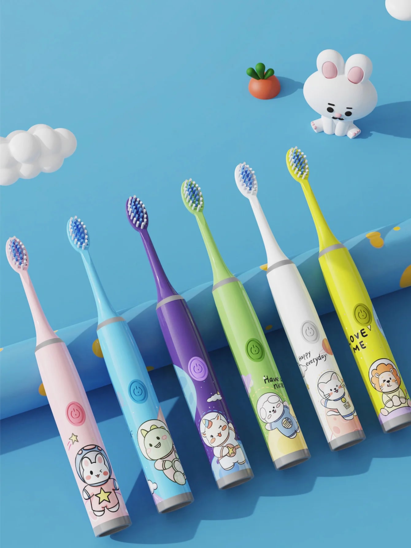 Kids Electric Toothbrush Cartoon Design