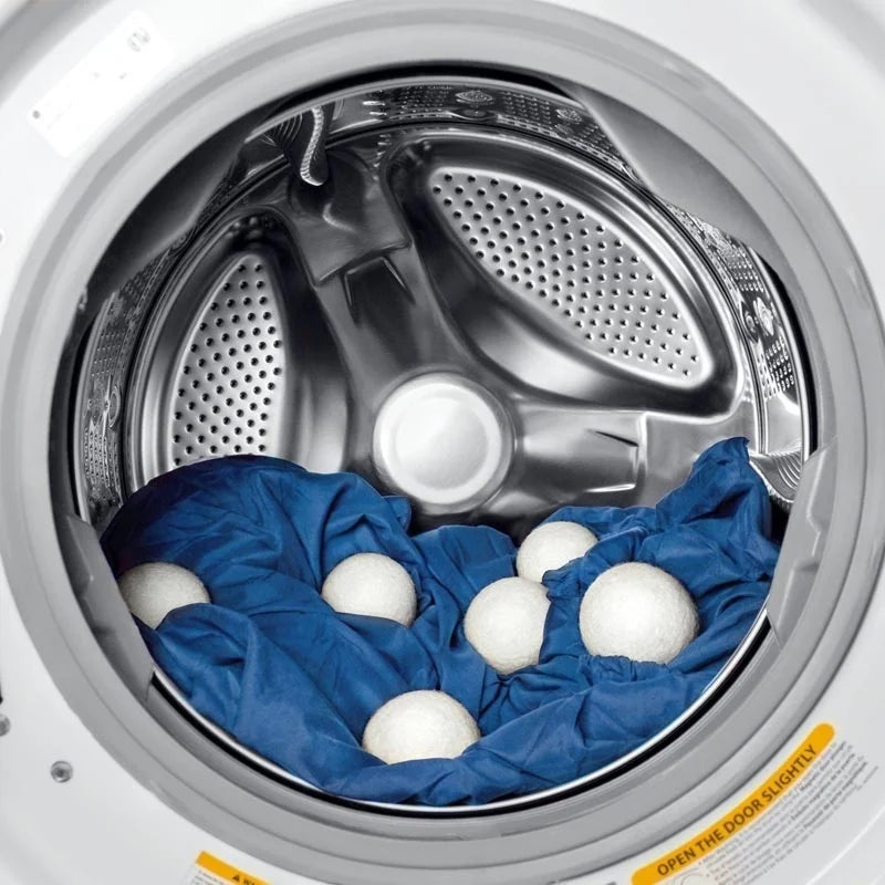 Reusable Wool Dryer Balls – Natural Fabric Softener for Laundry