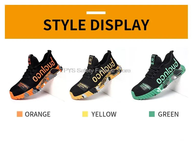 Safety Shoes for Men – Breathable, Anti-Puncture