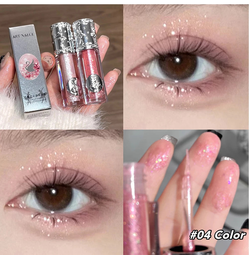 Liquid Shimmer Eyeshadow – Fine Glitter Highlight for Bold Looks