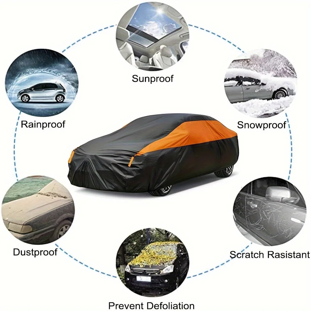 190T Universal Waterproof Car Cover