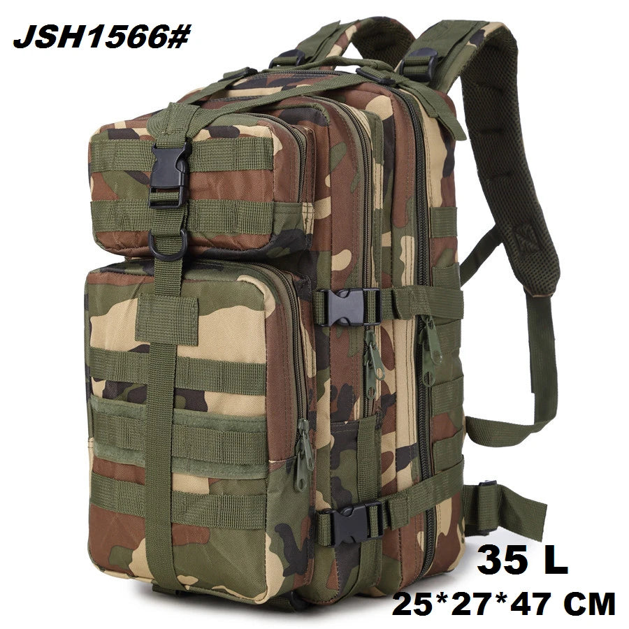 Tactical Backpack – Small Gym, Travel & Hiking Bag with Molle System