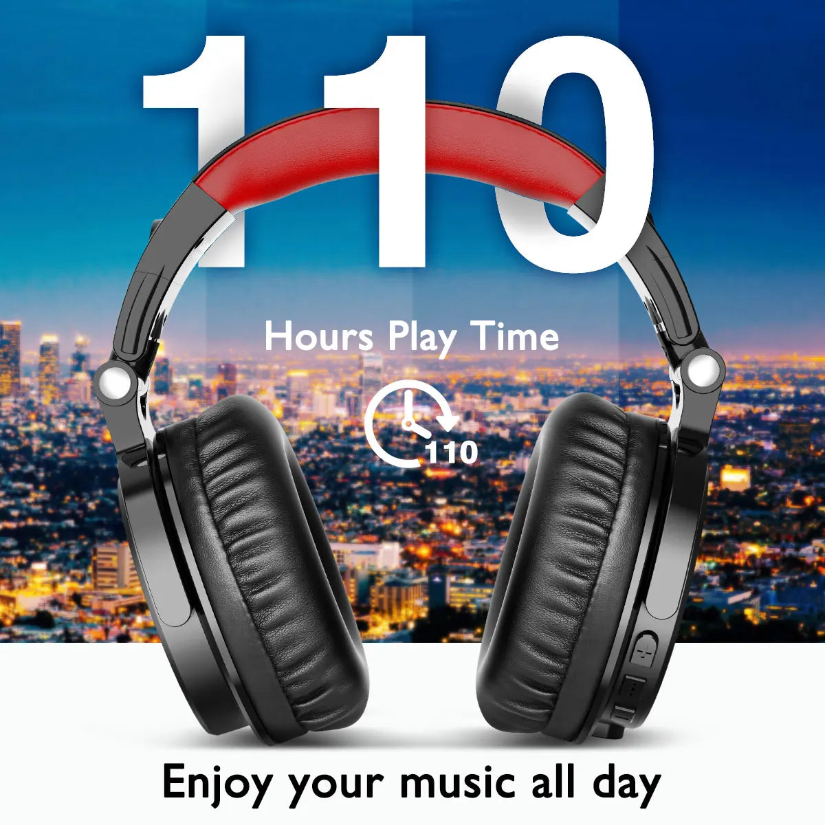 2-in-1 Bluetooth 5.2 Headphones – Wireless & Wired with Mic