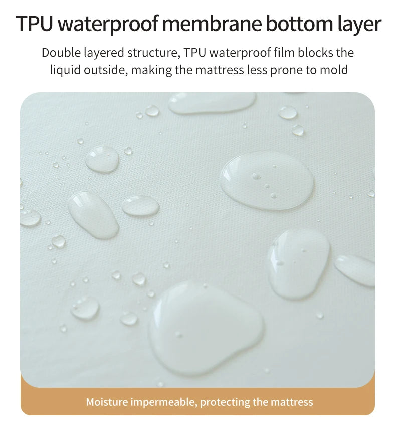 Waterproof Fitted Bed Sheet – 360° Elastic Mattress Protector