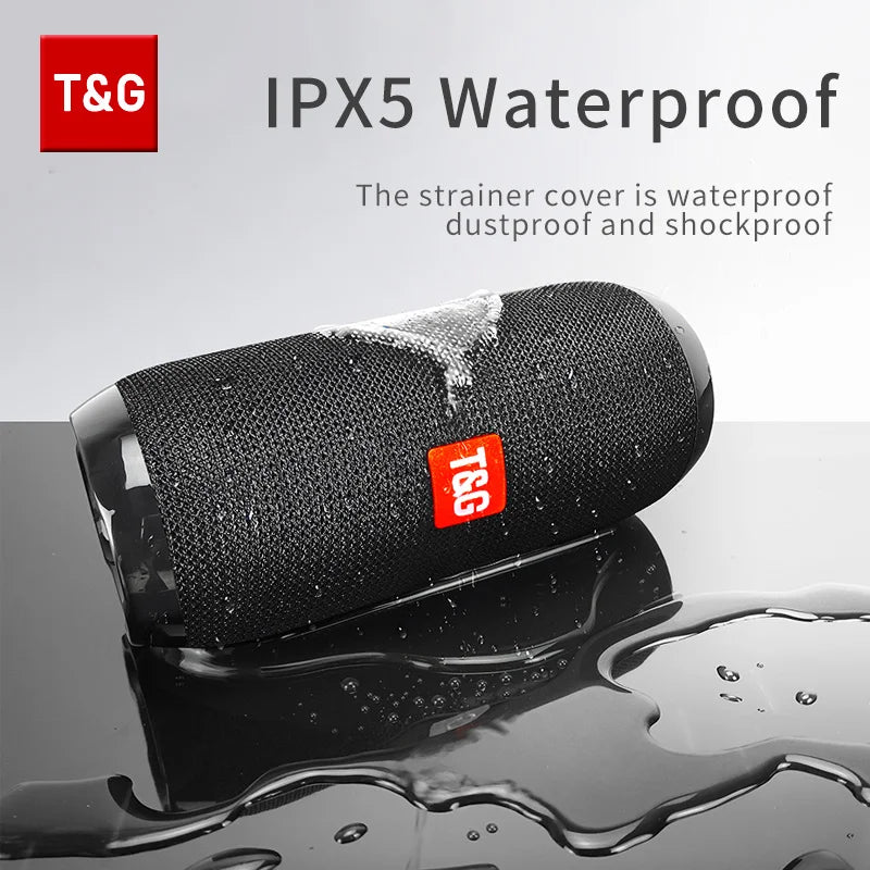 T&G TG117 Bluetooth Speaker Portable Waterproof Outdoor Stereo TWS